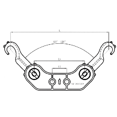 FJZ-240Y型预绞式两分裂阻尼间隔棒